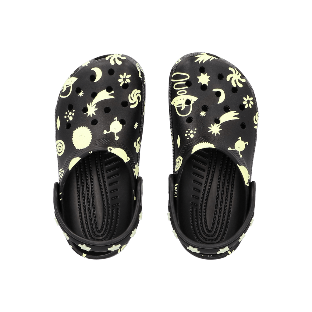 Classic Glow Space Clogs Toddler Black