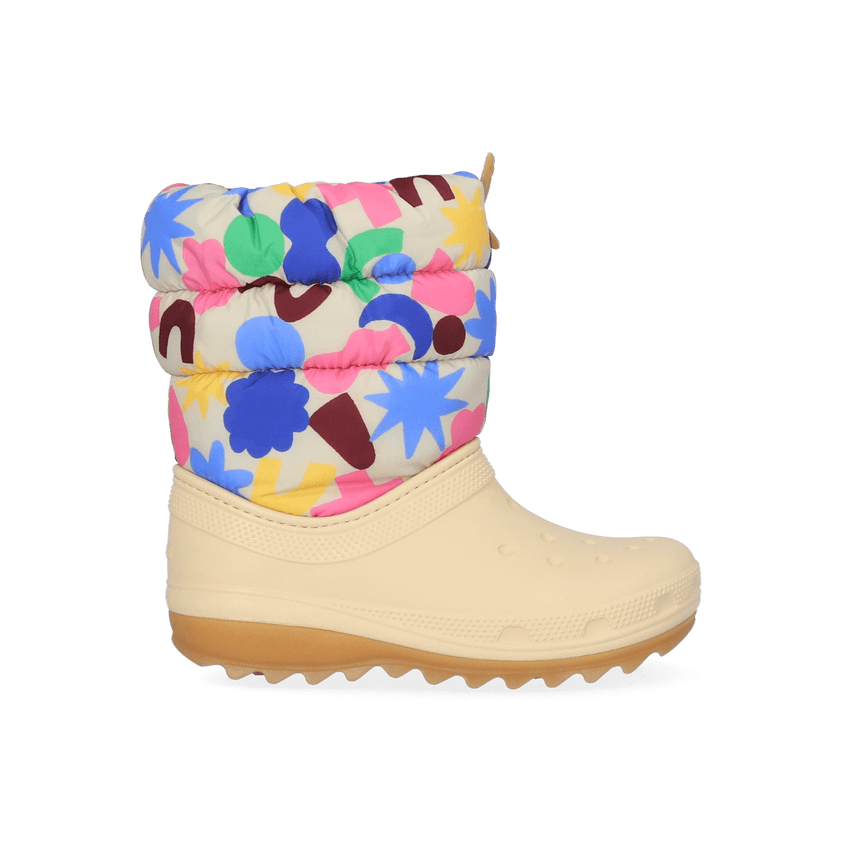 Classic Neo Puff Geo Shapes Boots Kids Shitake/Multi