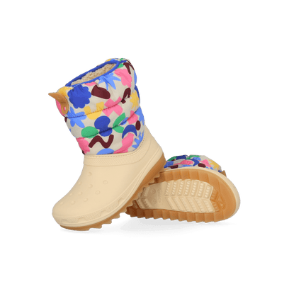 Classic Neo Puff Geo Shapes Boots Kids Shitake/Multi