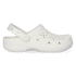 Classic Floral Cut Out Clogs Chalk