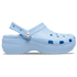 Classic Platform Pearl Clogs Blue Calcite