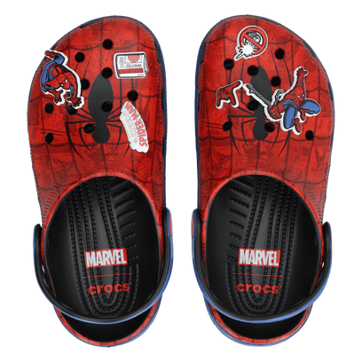 Classic Spiderman Web Clogs