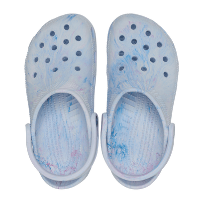 Classic Watercolor Marbled Clogs Oxygen Swirl