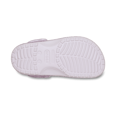Classic Chunky Glitter Clogs Kids Grape Ice