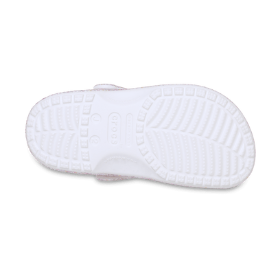 Classic Fantasy Glitter Clogs Kids White