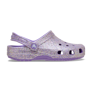 Classic Fantasy Glitter Clogs Kids Purple