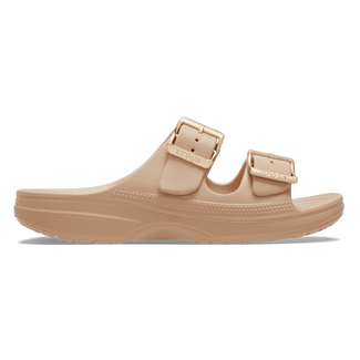 Saturday Metallic Buckle Sandal Dames Slippers Blush