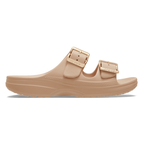 Saturday Metallic Buckle Sandal Dames Slippers Blush