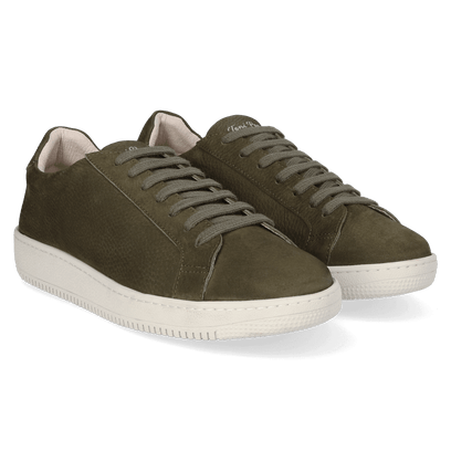 Dalmau Heren Sneakers Nubuck Caqui