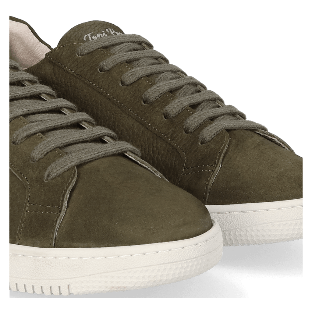 Dalmau Heren Sneakers Nubuck Caqui