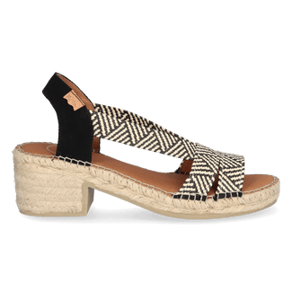 DALYN Dames Espadrilles Negre