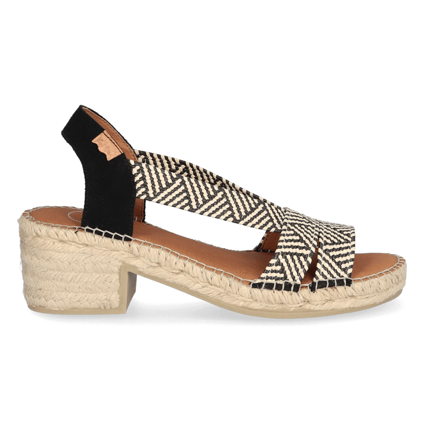 DALYN Dames Espadrilles Negre