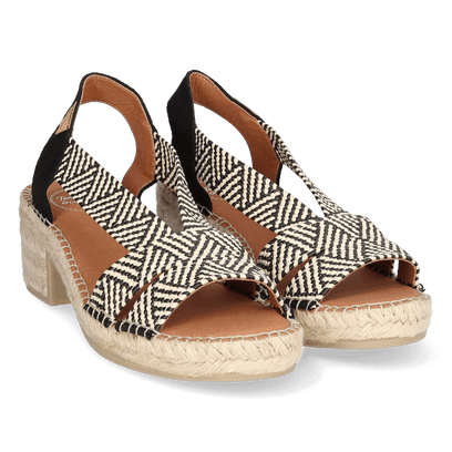 DALYN Dames Espadrilles Negre