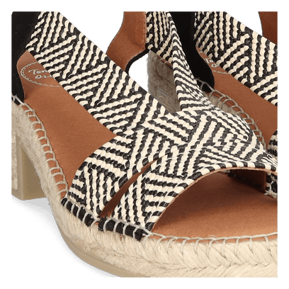 DALYN Dames Espadrilles Negre