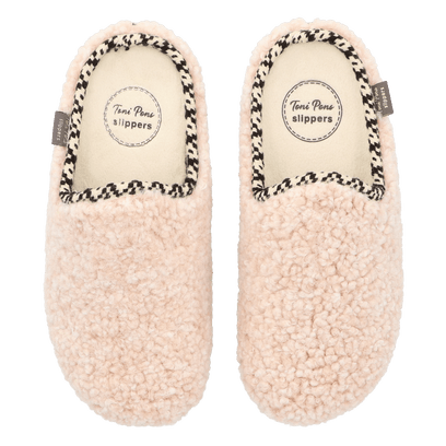 Darla-SB Dames Pantoffels Wol Beige