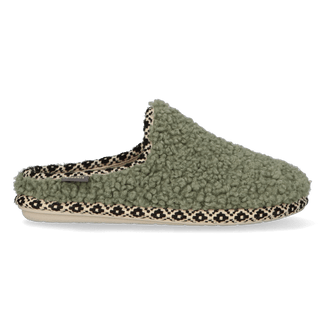 Darla-SB Dames Pantoffels Wol Menta