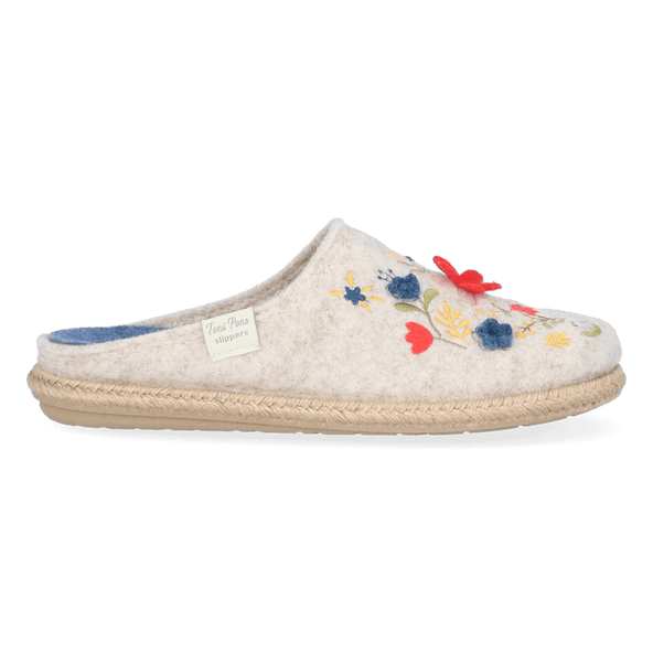 Deli-EF Dames Pantoffels Vilt Tulipa