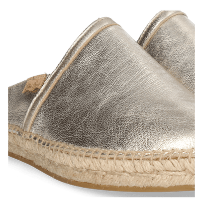 Denise-P Dames Espadrilles Leer Plati