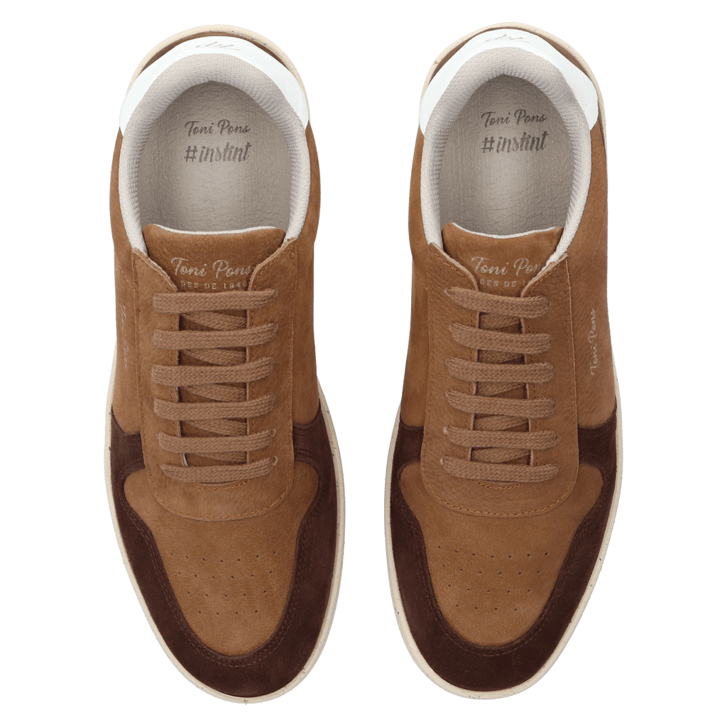 Dublin Heren Sneakers Nubuck Camel