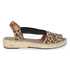Elmina Dames Espadrilles Suede Leo
