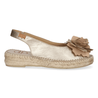 Erica-FA Dames Espadrilles Champagne