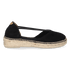 Erla-A Dames Espadrilles Suede Negre