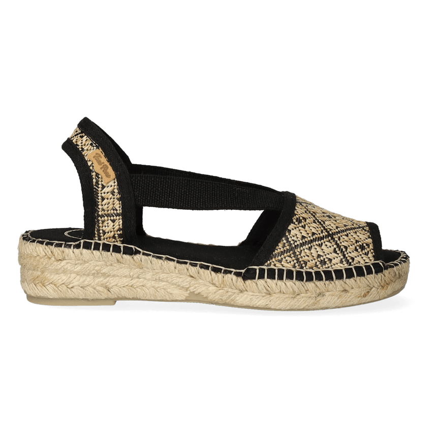 Estel-GE Dames Espadrilles Negre