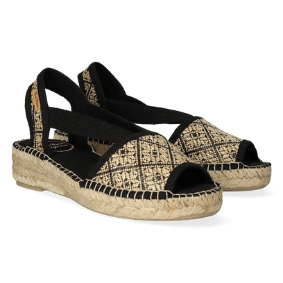 Estel-GE Dames Espadrilles Negre