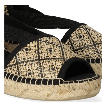 Estel-GE Dames Espadrilles Negre