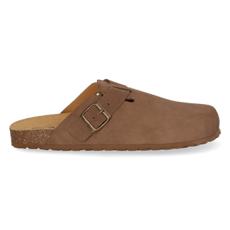 Gregor-QT Heren Clogs Suede Taupe