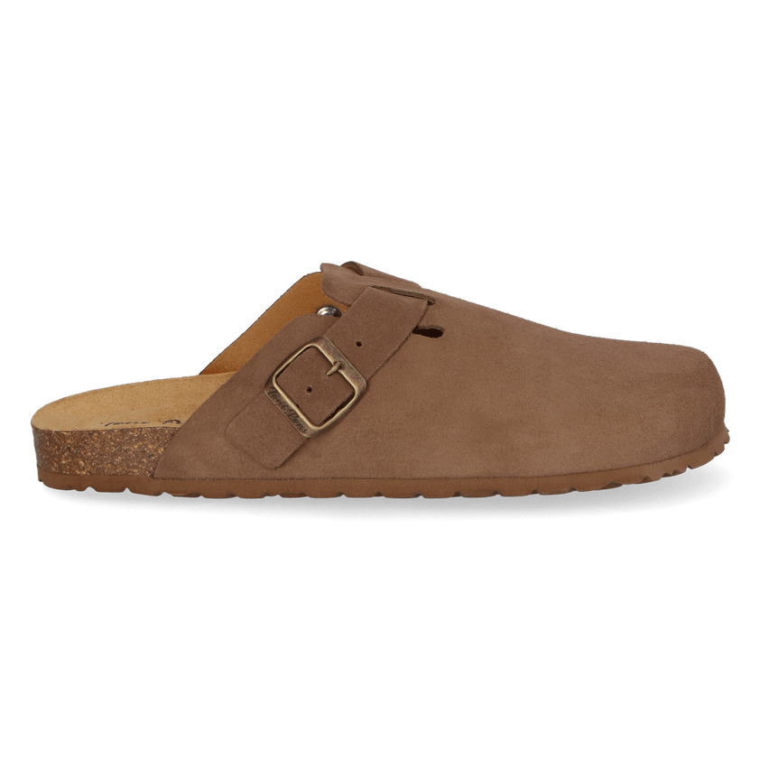 Gregor-QT Heren Clogs Suede Taupe