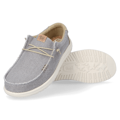 Wally Braided Heren Instappers Flannel Grey/Olive Grey