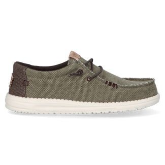Wally Braided Heren Instappers Burnt Olive/Delicioso Brown
