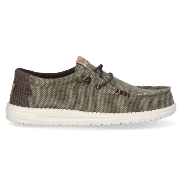 Wally Braided Heren Instappers Burnt Olive/Delicioso Brown