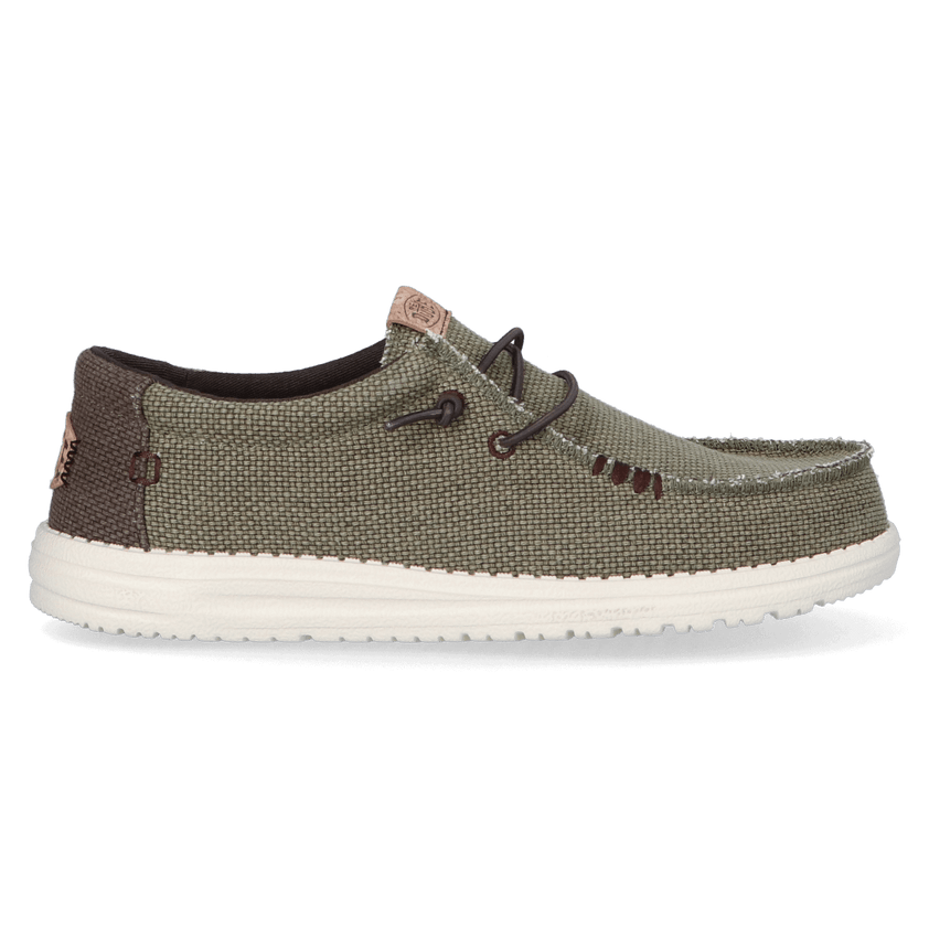 Wally Braided Heren Instappers Burnt Olive/Delicioso Brown