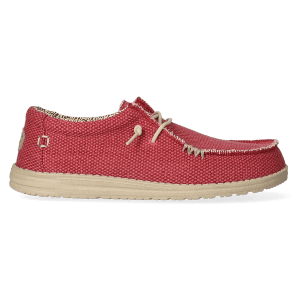 Wally Braided Heren Instappers Pompeian Red