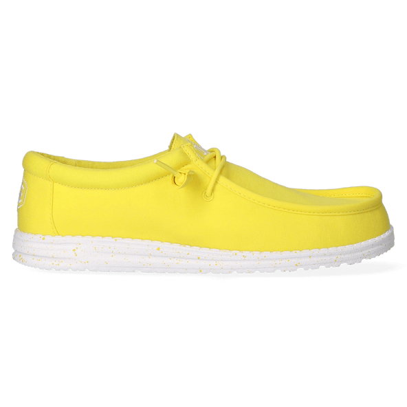 Wally Slub Canvas Heren Instappers Empire Yellow