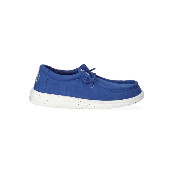 Wally Youth Slub Canvas Jongens Instappers True Blue