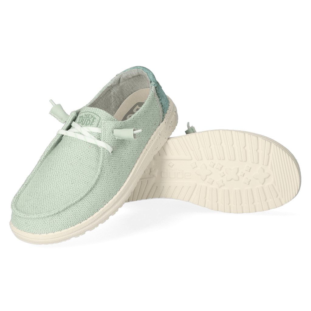 Wendy Woven Dames Instappers Mint