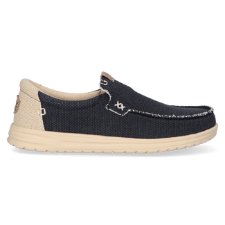 Mikka Braided Heren Instappers Black/Boulder Tan