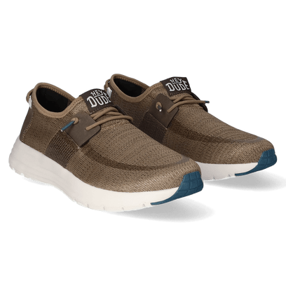 Sirocco Heren Sneakers Bark