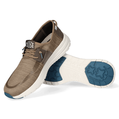 Sirocco Heren Sneakers Bark