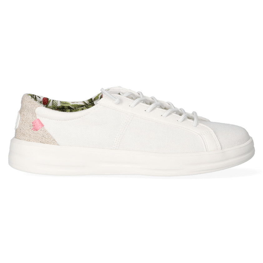 Karina Dames Sneakers Natural Coconut White