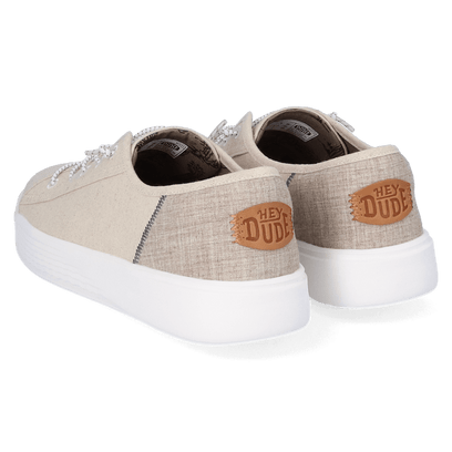 Cody Craft Linen Heren Sneakers White