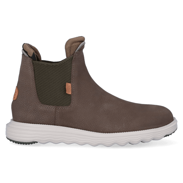 Branson Craft Leather Heren Boots Olive