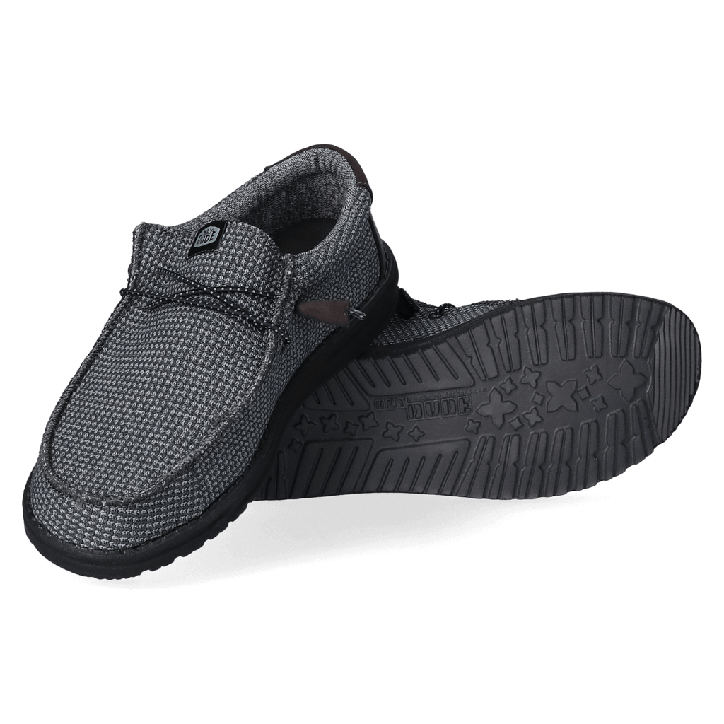 Wally Sport Mesh Heren Instappers Charcoal