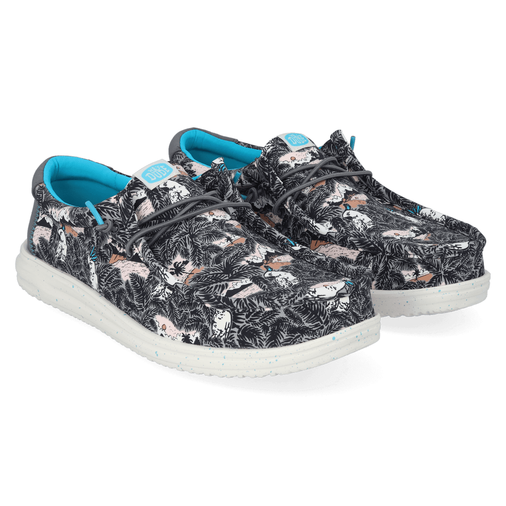 Wally H2O Heren Instappers Tropical Black/Tropical