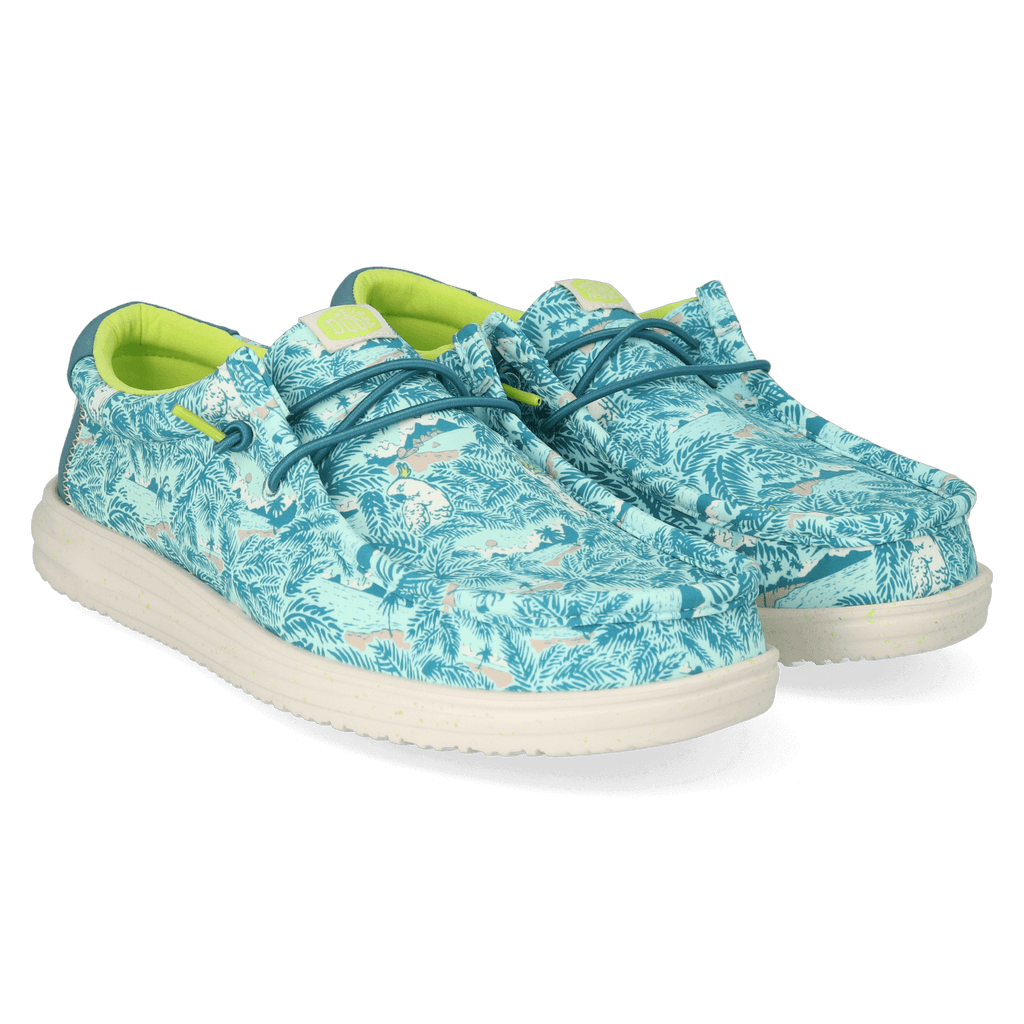 Wally H2O Heren Instappers Tropical Blue/Tropical