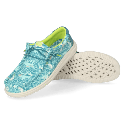 Wally H2O Heren Instappers Tropical Blue/Tropical