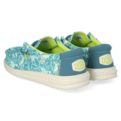 Wally H2O Heren Instappers Tropical Blue/Tropical